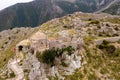 Ruins of antique Borsh Castle at Albania