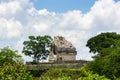 Ruins of antique sity Observatory El Caracol Chichen Itza Mexico Royalty Free Stock Photo