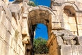 Ruins of an antique theater in Myra now Demre, Turkey Royalty Free Stock Photo