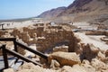 Ruins of antique village Qumran excavated by archaeologists