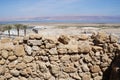 Ruins of antique village Qumran excavated by archaeologists