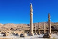 Ruins of Apadana Palace at Persepolis Royalty Free Stock Photo