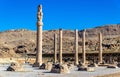 Ruins of Apadana Palace at Persepolis Royalty Free Stock Photo