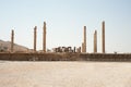 Ruins of Apadana and Tachara Palace in perspolis Royalty Free Stock Photo