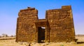 Ruins of Apademak temple Kush civilization, Naqa, Meroe Sudan Royalty Free Stock Photo