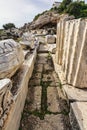 Ruins in the archaeological site of Eleusis, Attica, Greece Royalty Free Stock Photo