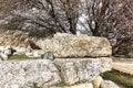 Ruins in the archaeological site of Eleusis in Attica Greece Royalty Free Stock Photo
