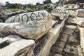 Ruins in the archaeological site of Eleusis, Attica, Greece Royalty Free Stock Photo