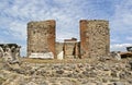 Temple Of Fortuna Augusta,Ruins, Archeological site of Pompeii, Italy Royalty Free Stock Photo