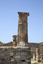Column, Archeological site of Pompeii, Italy Royalty Free Stock Photo