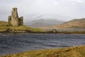 Ruins of Ardverk Castle - Loch Assynt - Scotland Royalty Free Stock Photo