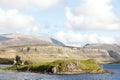 ruins of Ardvreck Castle at Loch Assynt, Highlands, Scotland Royalty Free Stock Photo