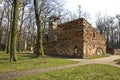 Ruins in Arkadia park. Lowicz county. Poland Royalty Free Stock Photo