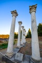 Ruins of asclepeion in Kos Greece, ancient greek temple dedicated to Asclepius.