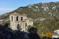 Ruins of Asen`s Fortress and Church of the Holy Mother of God, Asenovgrad, Bulgaria Royalty Free Stock Photo