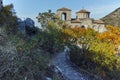 Ruins of Asen`s Fortress and Church of the Holy Mother of God, Asenovgrad, Bulgaria Royalty Free Stock Photo