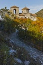 Ruins of Asen`s Fortress and Church of the Holy Mother of God, Asenovgrad, Bulgaria Royalty Free Stock Photo