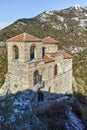 Ruins of Asen`s Fortress and Church of the Holy Mother of God, Asenovgrad, Bulgaria Royalty Free Stock Photo