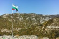 Ruins of Asen`s Fortress and Church of the Holy Mother of God, Asenovgrad, Bulgaria Royalty Free Stock Photo