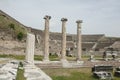 The ruins of Asklepion of Pergamum(Pergamon),Bergama,Turkey Royalty Free Stock Photo