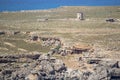 Ruins of Asklipio Castle, Rhodes Island, Greece Royalty Free Stock Photo