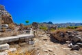 Ruins at Aspendos in Antalya, Turkey Royalty Free Stock Photo