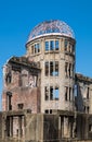 The Atom Bomb Dome, Hiroshima, Japan. Royalty Free Stock Photo
