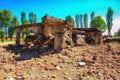 Ruins of the Auschwitz-Birkenau gas chamber, Poland