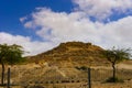 The ruins of Avdat a Nabatean city south of Kibbutz Sde Boker in the Negev desert Israel Royalty Free Stock Photo