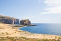 Ruins of Azure Window, Gozo, Malta Royalty Free Stock Photo