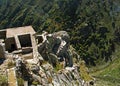 The ruins of Babak fort , Arasbaran region , Iran