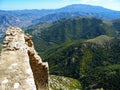 The ruins of Babak fort , Arasbaran region , Northwest Iran