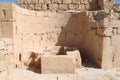 Ruins of Baptismal Font in Byzantine Church at Shivta, Ancient Nabataeans and Byzantine City, Israel