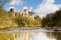 Ruins of Barnard Castle Royalty Free Stock Photo