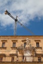 Ruins of baroque style architecture, Noto, Italy Royalty Free Stock Photo