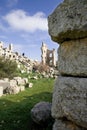 Ruins of the Basilica of Saint Simeon, Syria Royalty Free Stock Photo