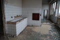 Ruins of bathroom, urbex