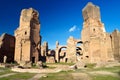 The ruins of the Baths of Caracalla in Rome