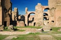 The ruins of the Baths of Caracalla in Rome