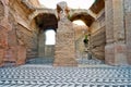 The ruins of the Baths of Caracalla in Rome, Italy Royalty Free Stock Photo