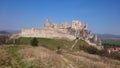 ruins of Beckov castle Slovakia Royalty Free Stock Photo