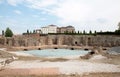 Ruins behind Royal Palace in Venaria Reale, Italy