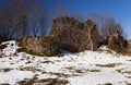 Ruins, Belarus , Winter