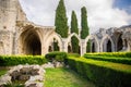 Ruins of Bellapais Abbey monastery in Kyrenia Girne, Northern Cyprus