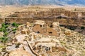 Ruins of a Berber house at Ghoufi Canyon in Algeria