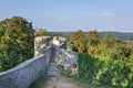 Ruins of Bolkow Castle in Poland