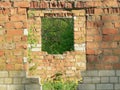 Ruins of brick/stone building Royalty Free Stock Photo