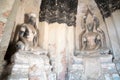 Ruins of Buddha statues