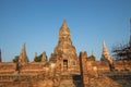 Ruins Buddhist statues, Wat Chaiwatthanaram, Phra Nakhon Si Ayutthaya Province, Thailand