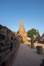Ruins Buddhist statues, Wat Chaiwatthanaram, Phra Nakhon Si Ayutthaya Province, Thailand